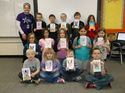 2014 Luck Elementary K-2 make angels for ACS event - Photo Number 5