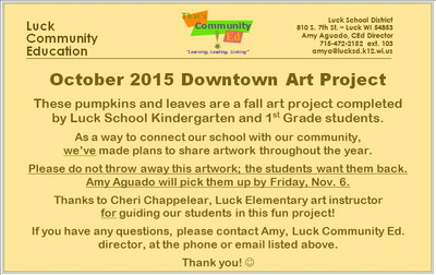 2015 Oct. Fall Artwork Project - Photo Number 1