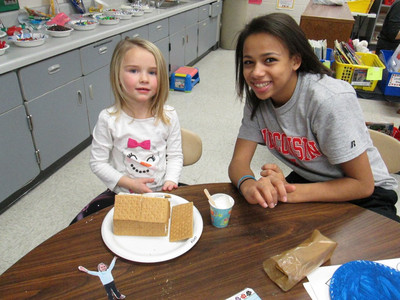 2015 Dec. Culinary Arts and K gingerbread house project - Photo Number 1