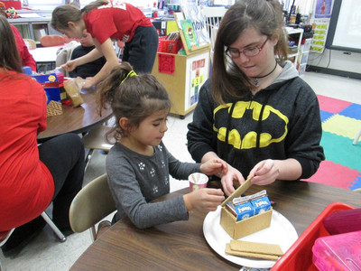 2015 Dec. Culinary Arts and K gingerbread house project - Photo Number 5