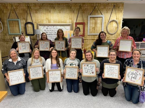 Fall Sign Making