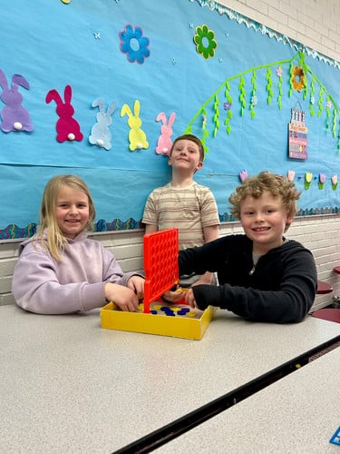children playing a game