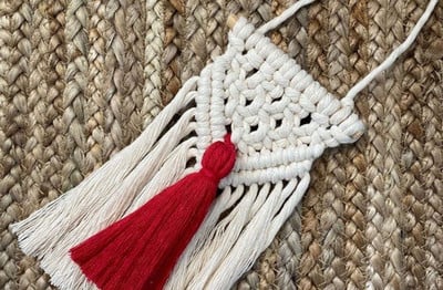 macrame wall hanging