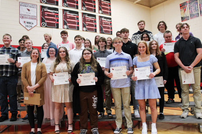 students posing for picture